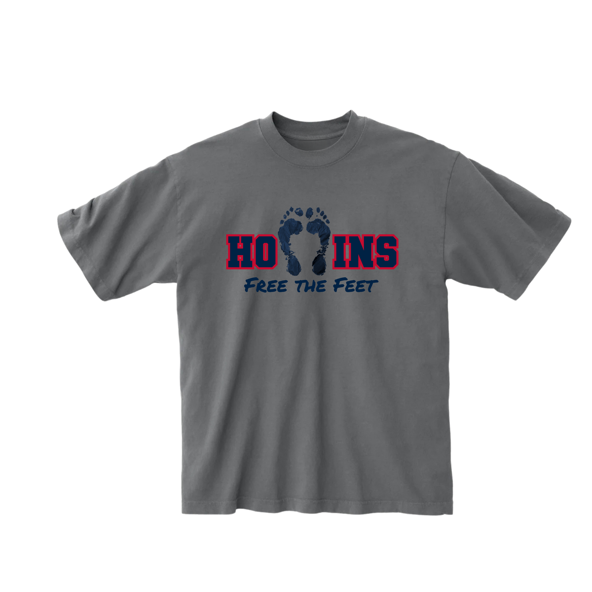 Free The Feet Tee (grey)