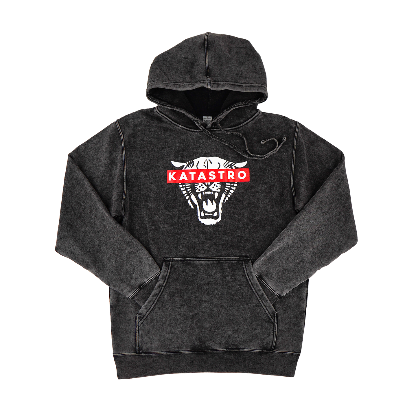 ACID WASHED PANTHER HOODIE