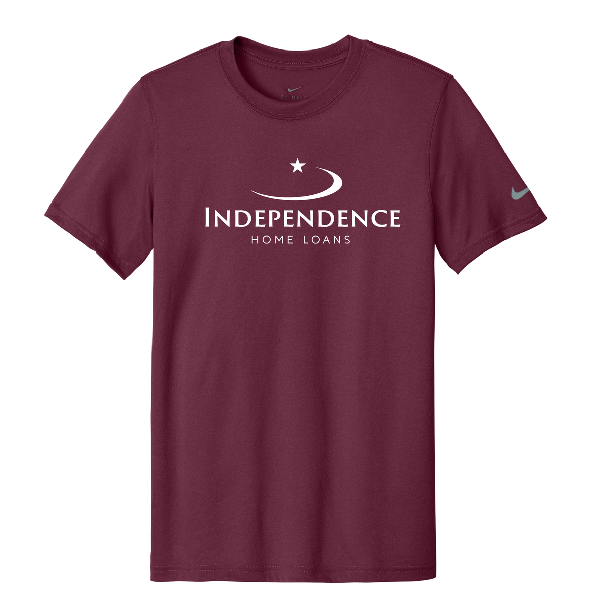 Nike Dri-Fit Logo Tee (maroon)