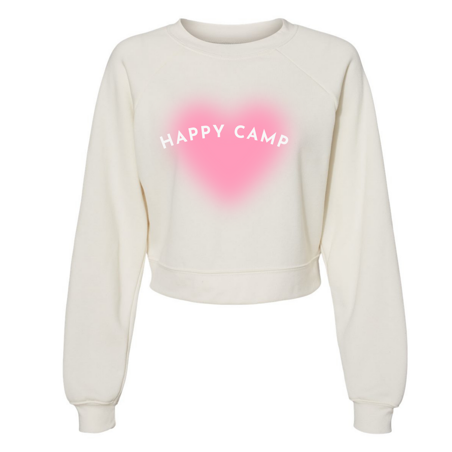 Happy Camp Cropped Sweatshirt (Vintage White)