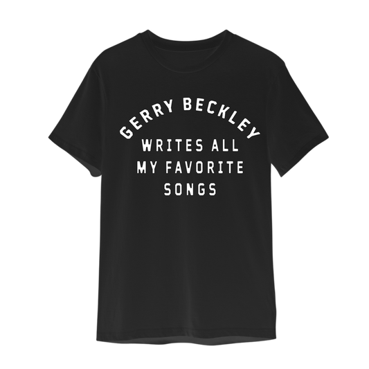 Gerry Beckley Writes all My Favorite Songs Tee (Black)