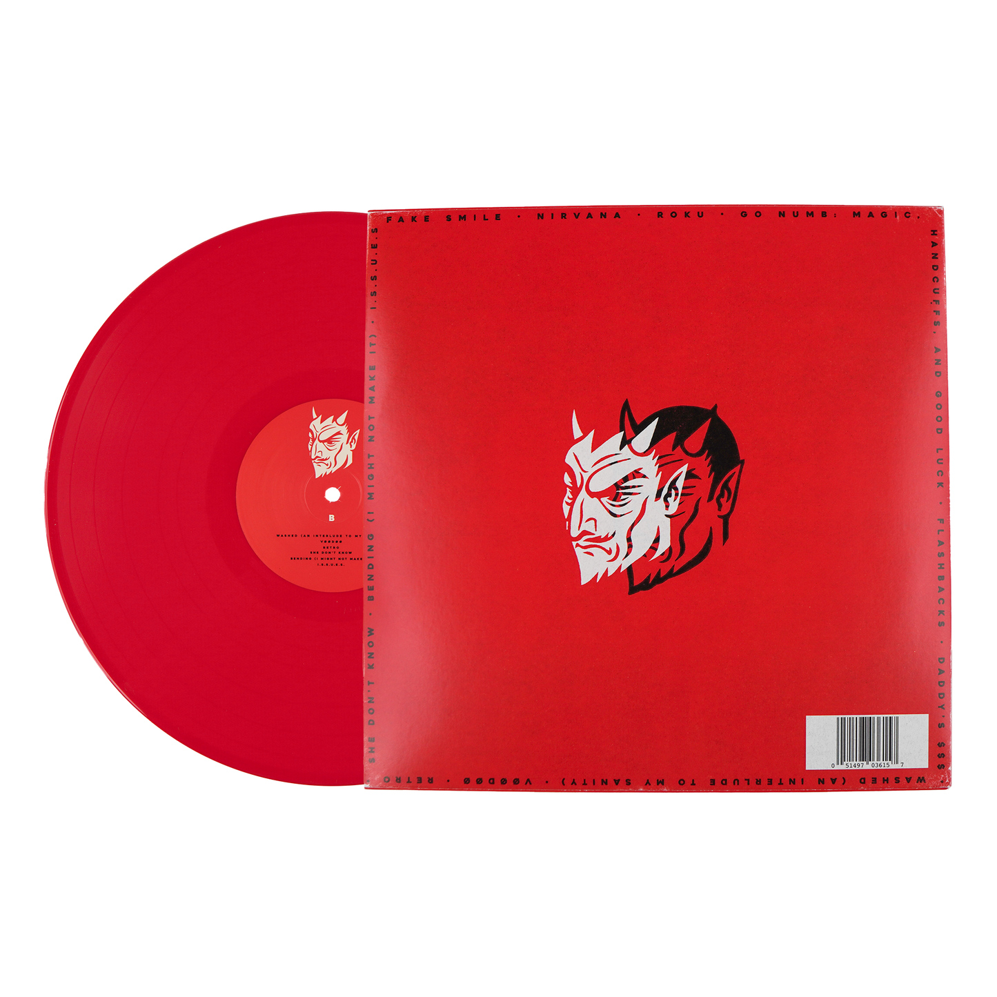 WASHED VINYL -RED