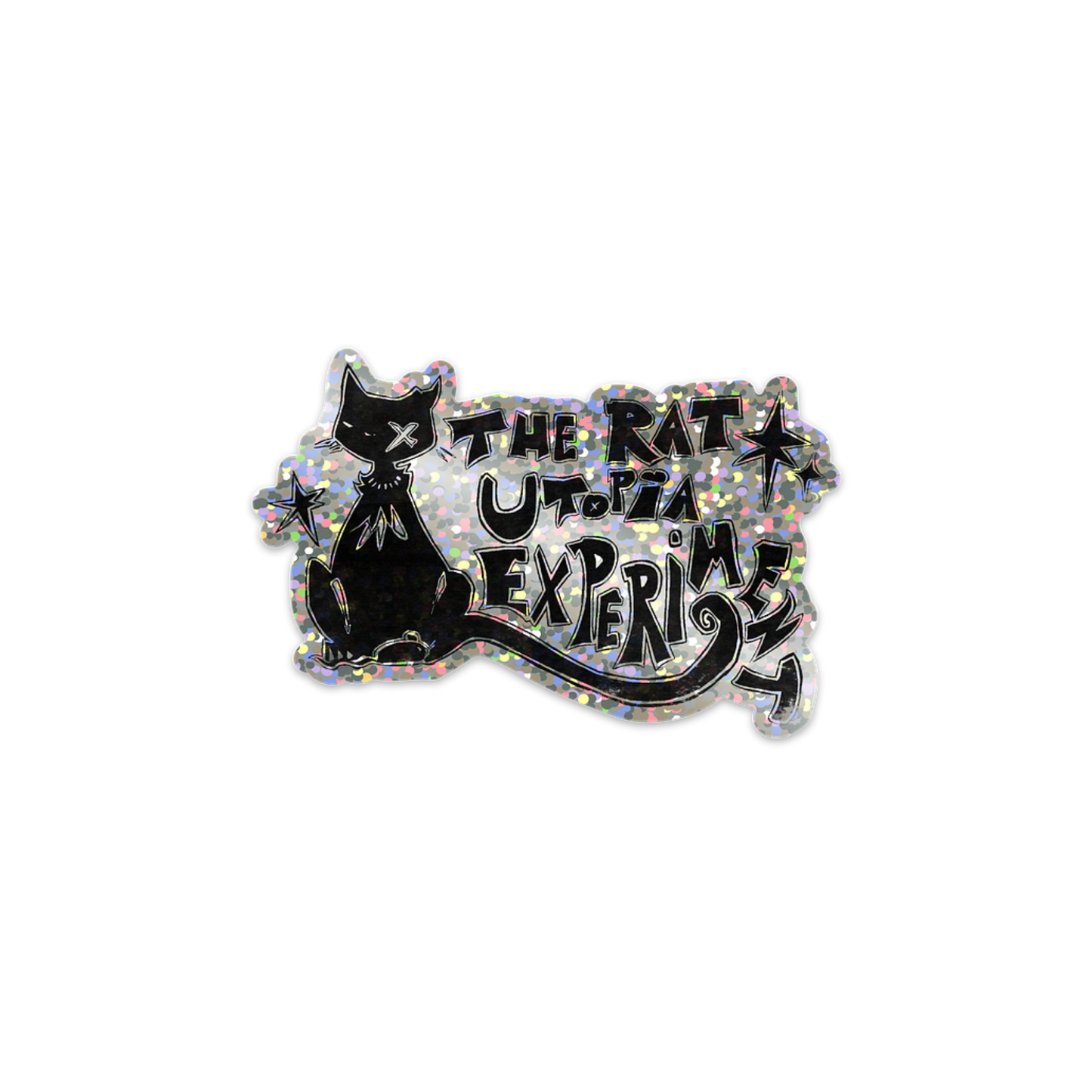 Sparkle CatRat Sticker